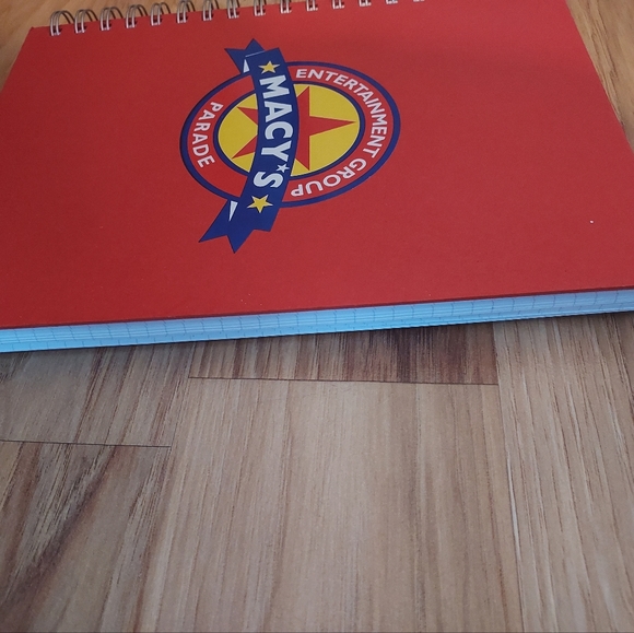Wire Bound Graph Paper Notebook Macy's Parade Red Cover Unused - Picture 3 of 9